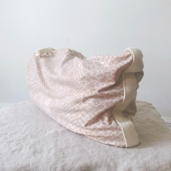 ACACIA • RARE Bikini Zip Bag in Cream Snake - Picture 10 of 14